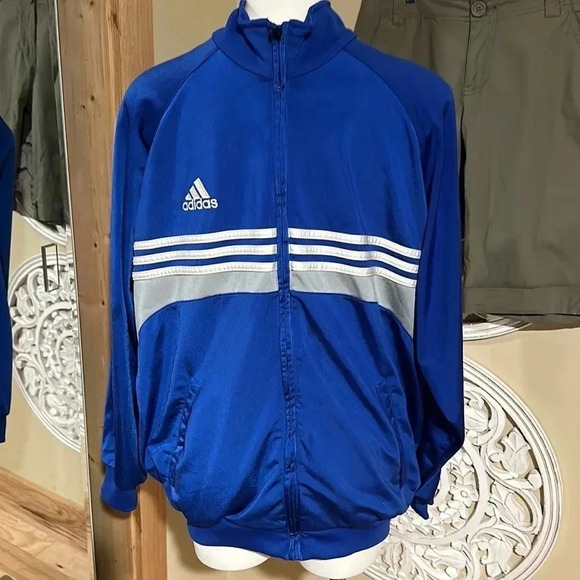 Adidas Vintage 2007 Men's Sweatshirt ZIP Size Mens MSoccer Jacket - Picture 3 of 8